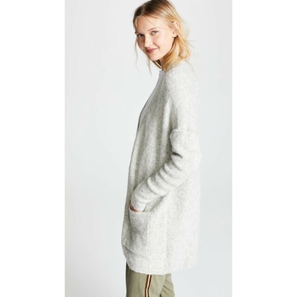 FREE PEOPLE Phantom Cardigan NWT S Heather Grey - Picture 7 of 11